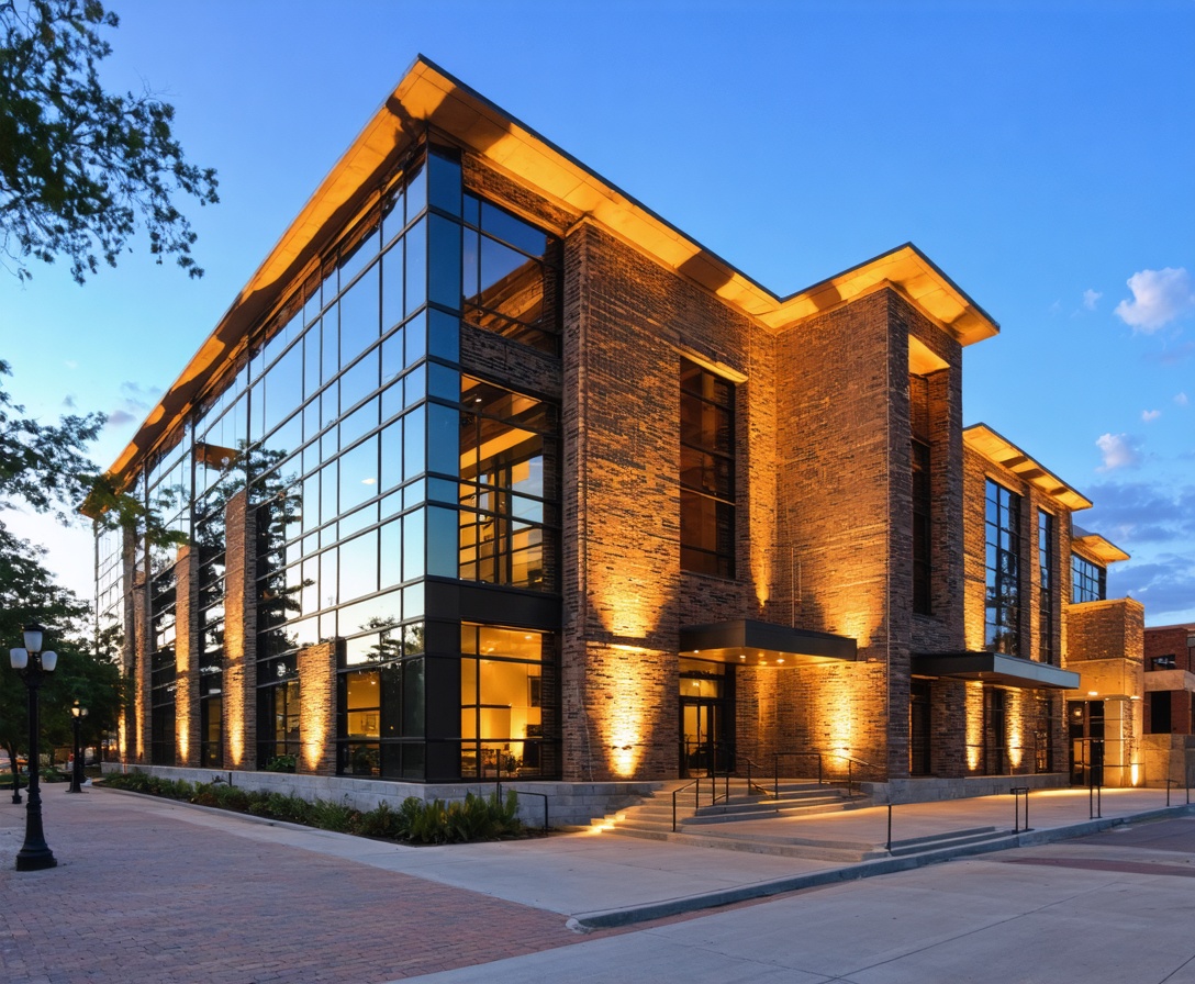 Wide angle exterior shot of NextTech Academy campus in downtown Austin